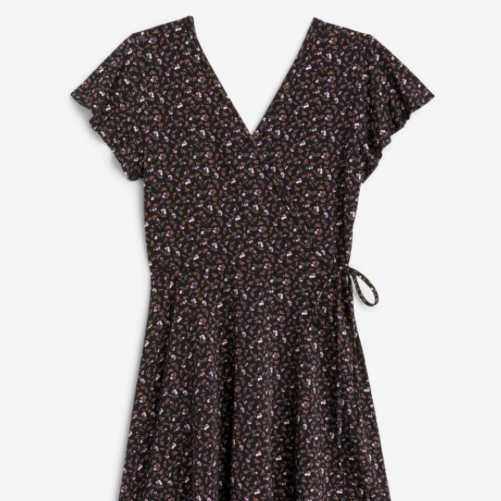KAILEIGH - Kaela Faux Wrap Knit Dress XLP NWT